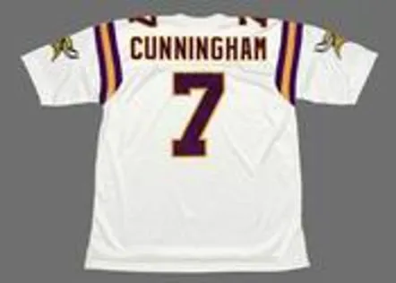RANDALL CUNNINGHAM Minnesota Vikings 1998 Away Throwback NFL Football Jersey 