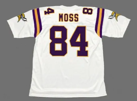 RANDY MOSS Minnesota Vikings 2003 Away Throwback NFL Football Jersey 