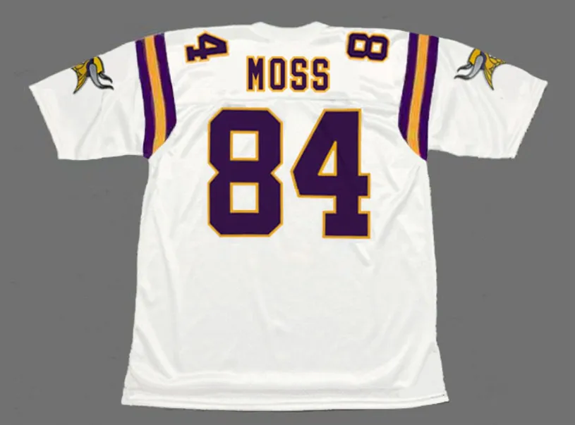 RANDY MOSS Minnesota Vikings 2003 Away Throwback NFL Football Jersey 