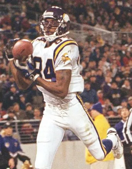 RANDY MOSS Minnesota Vikings 2003 Away Throwback NFL Football Jersey 