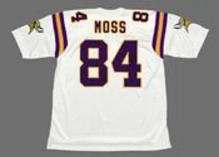 RANDY MOSS Minnesota Vikings 2003 Away Throwback NFL Football Jersey 