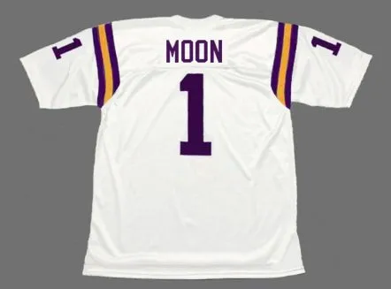 WARREN MOON Minnesota Vikings 1994 Throwback Away NFL Football Jersey 