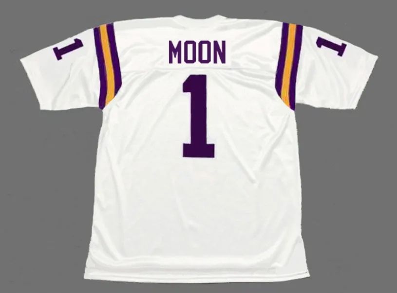 WARREN MOON Minnesota Vikings 1994 Throwback Away NFL Football Jersey 