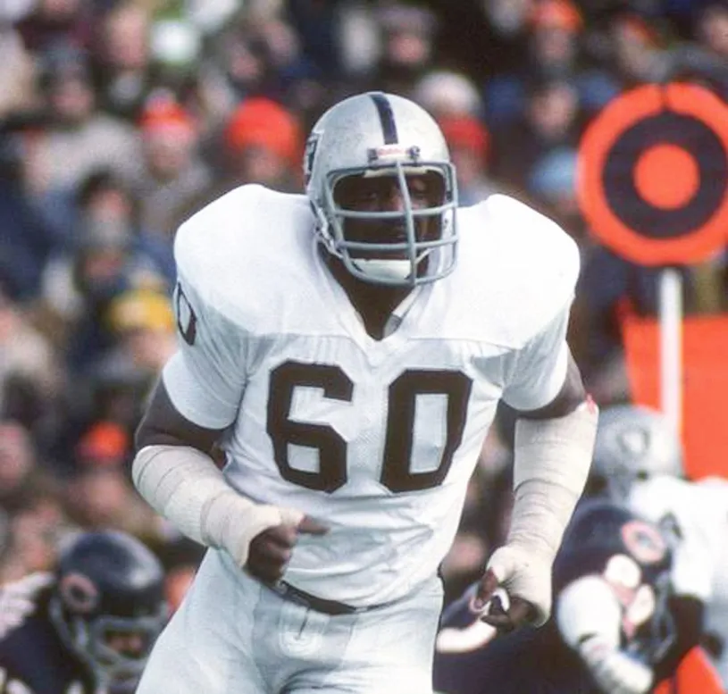 OTIS SISTRUNK Oakland Raiders 1976 Away Throwback NFL Football Jersey 