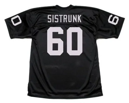 OTIS SISTRUNK Oakland Raiders 1976 Throwback Home NFL Football Jersey 