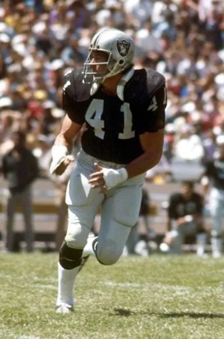 PHIL VILLAPIANO Oakland Raiders 1976 Throwback Home NFL Football Jersey 