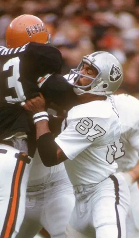 RAYMOND CHESTER Oakland Raiders 1970 Away Throwback NFL Football Jersey 