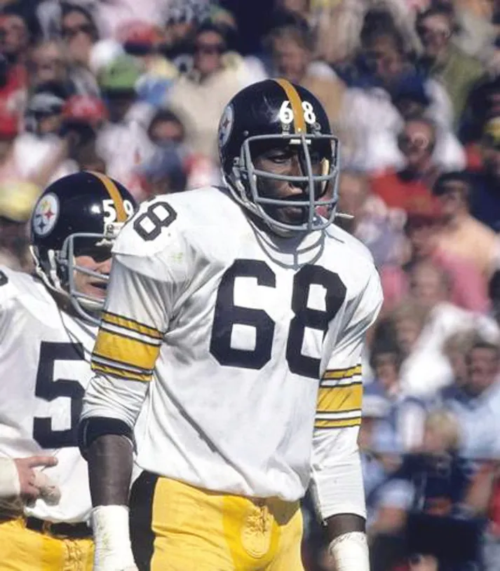 LC GREENWOOD Pittsburgh Steelers 1975 Away NFL Football Throwback Jersey 