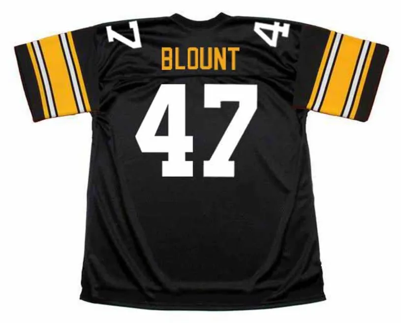 MEL BLOUNT Pittsburgh Steelers 1979 Throwback Home NFL Football Jersey 
