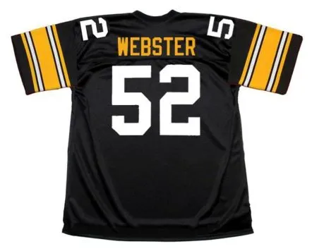 MIKE WEBSTER Pittsburgh Steelers 1979 Throwback Home NFL Football Jersey 