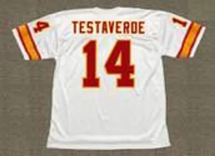 VINNY TESTAVERDE Tampa Bay Buccaneers 1988 Throwback NFL Football Jersey 