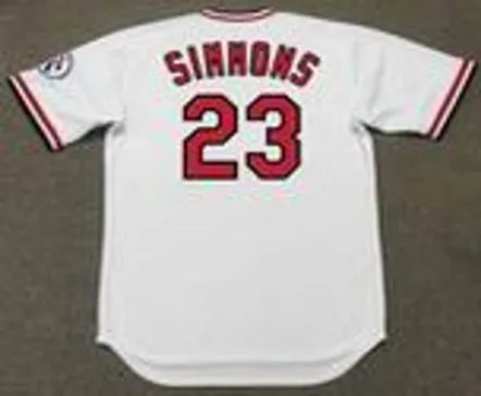 TED SIMMONS St. Louis Cardinals 1976 Home Majestic Throwback Baseball Jersey 