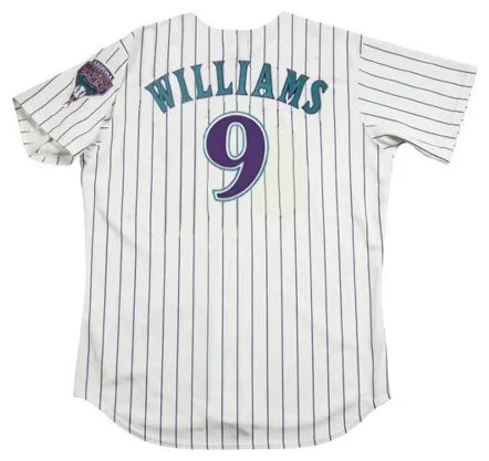 MATT WILLIAMS Arizona Diamondbacks 2001 Majestic Throwback Home Baseball Jersey 