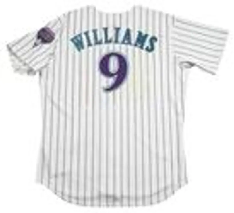 MATT WILLIAMS Arizona Diamondbacks 2001 Majestic Throwback Home Baseball Jersey 