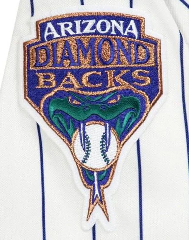 RANDY JOHNSON Arizona Diamondbacks 2001 Majestic Throwback Home Baseball Jersey 