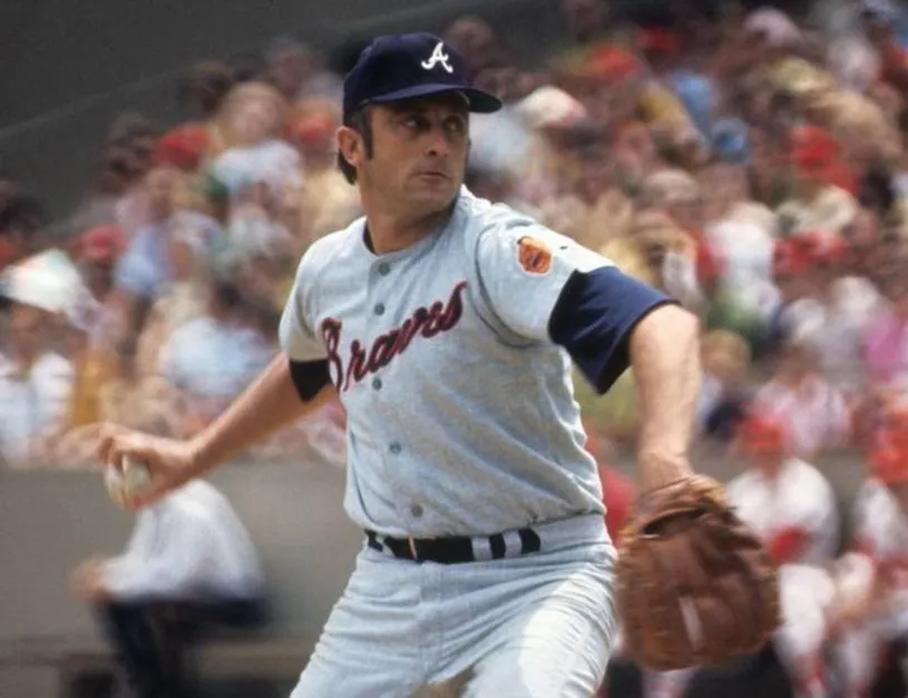 ATLANTA BRAVES 1969 Away Majestic Throwback Jersey Customized “Any Name & Numbers” 