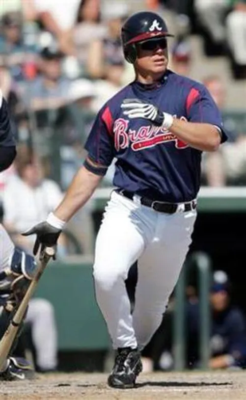 ATLANTA BRAVES 2003 Majestic Authentic Throwback Baseball Jersey Customized “Any Name & Number(s)” 