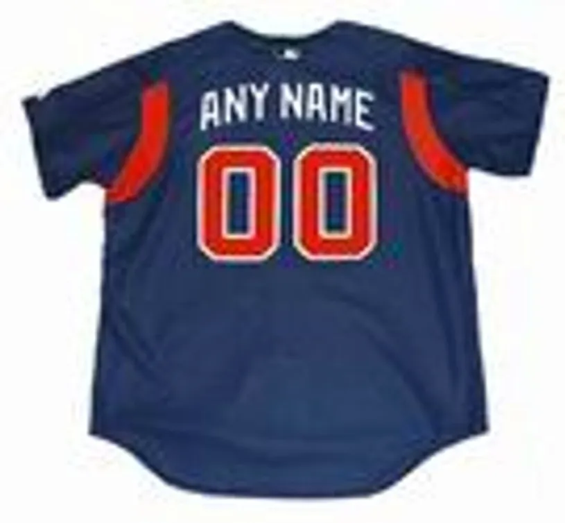 ATLANTA BRAVES 2003 Majestic Authentic Throwback Baseball Jersey Customized “Any Name & Number(s)” 