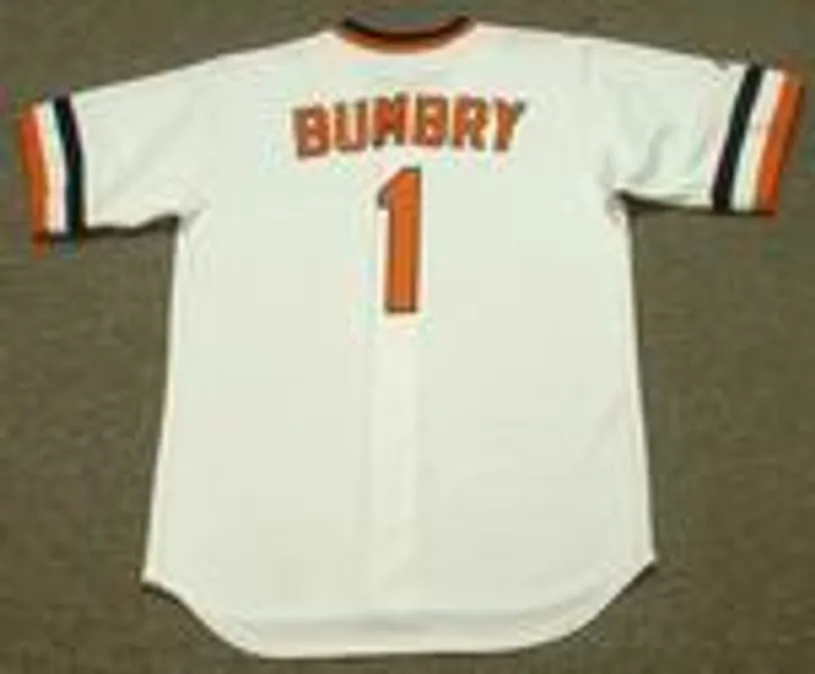 AL BUMBRY Baltimore Orioles 1983 Majestic Cooperstown Throwback Baseball Jersey 