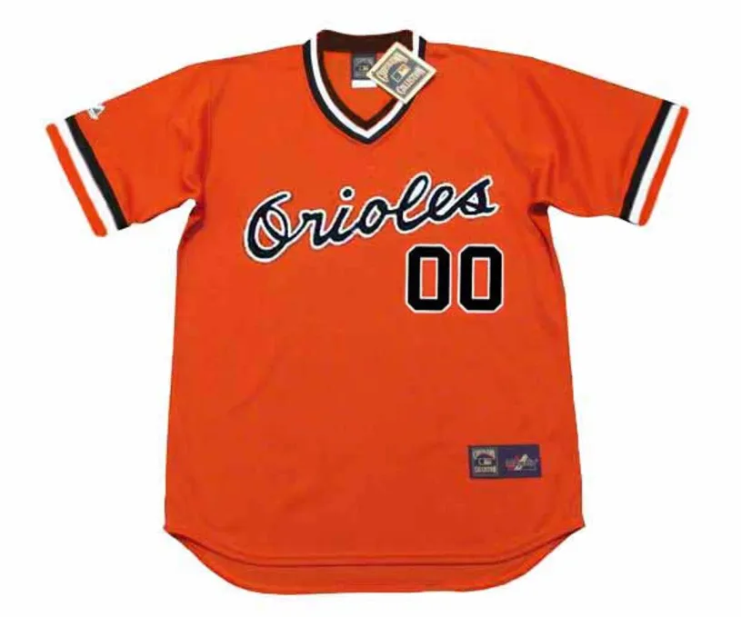 BALTIMORE ORIOLES 1979 Alternate Majestic Throwback Jersey Customized “Any Name & Numbers” 