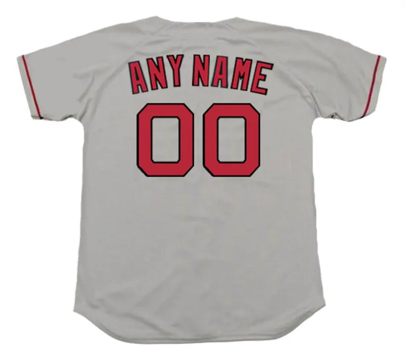 BOSTON RED SOX 1990’s Away Majestic Throwback Jersey Customized “Any Name & Numbers” 