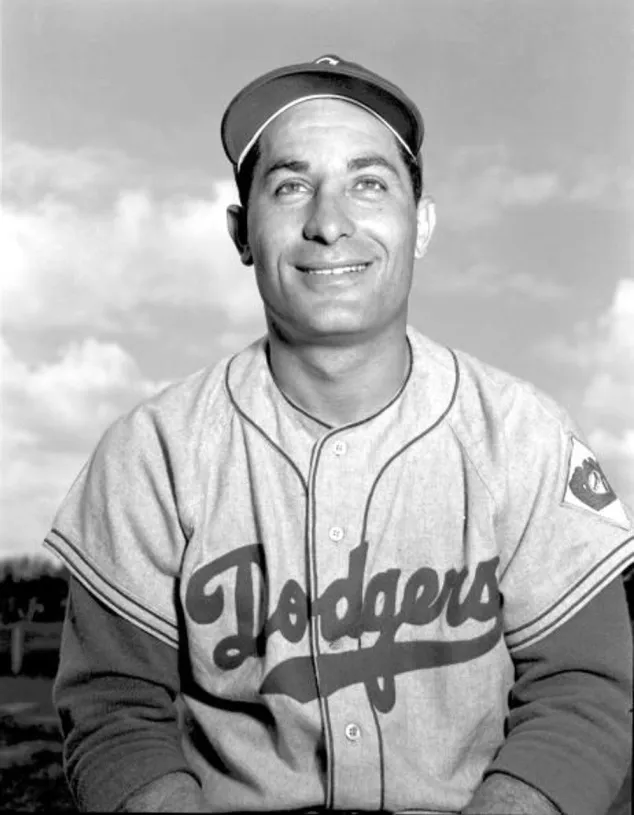 CARL FURILLO Brooklyn Dodgers 1951 Majestic Cooperstown Home Baseball Jersey 