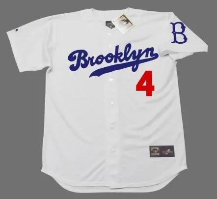 DUKE SNIDER Brooklyn Dodgers Majestic Cooperstown Throwback Baseball Jersey 