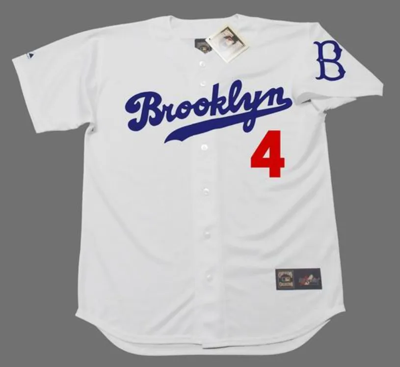 DUKE SNIDER Brooklyn Dodgers Majestic Cooperstown Throwback Baseball Jersey 