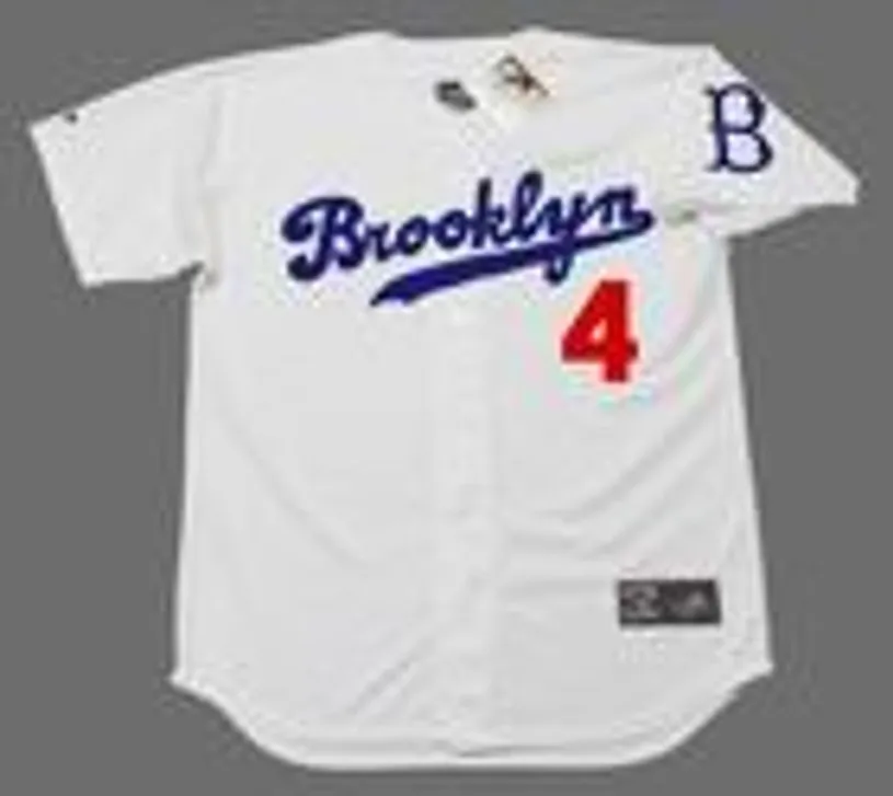 DUKE SNIDER Brooklyn Dodgers Majestic Cooperstown Throwback Baseball Jersey 