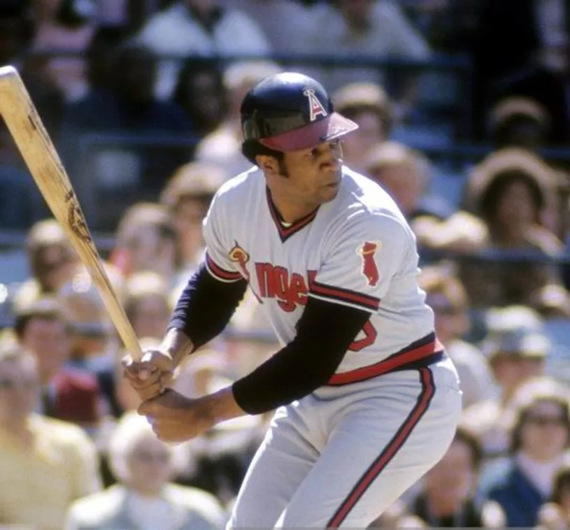 FRANK ROBINSON California Angels 1974 Home Majestic Throwback Baseball Jersey 