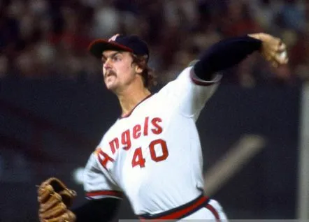 FRANK TANANA California Angels 1978 Home Majestic Throwback Baseball Jersey 