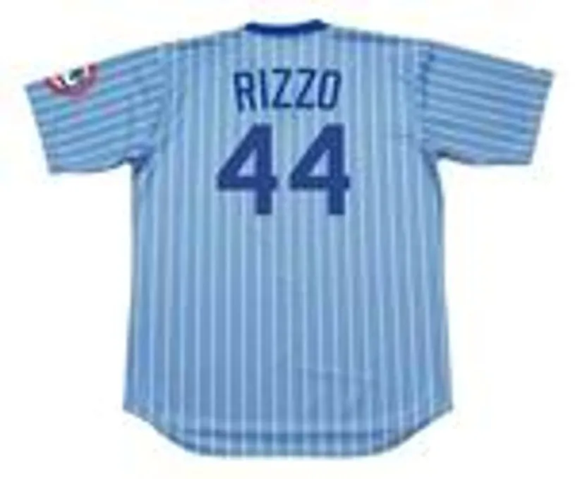 ANTHONY RIZZO Chicago Cubs 1980’s Majestic Throwback Baseball Jersey 