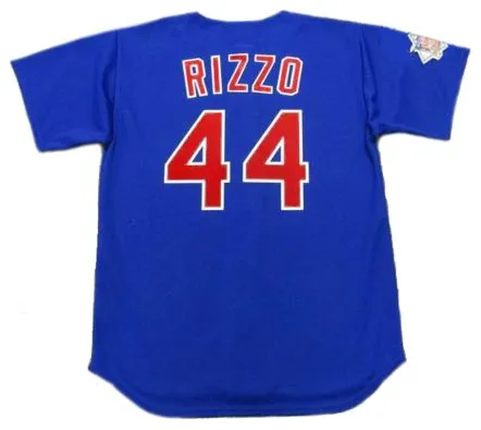 ANTHONY RIZZO Chicago Cubs 2016 Alternate Majestic Throwback Baseball Jersey 