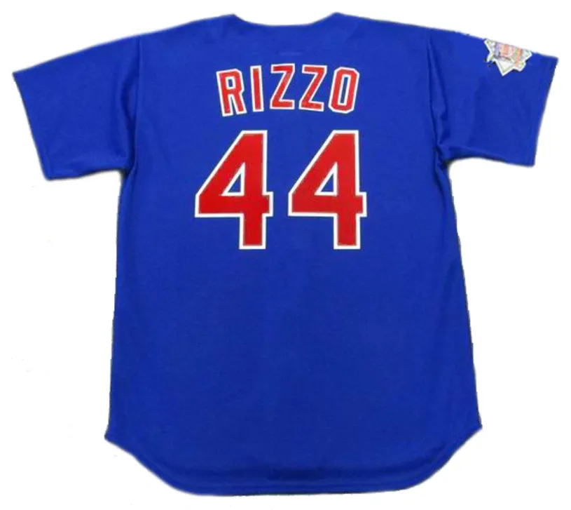 ANTHONY RIZZO Chicago Cubs 2016 Alternate Majestic Throwback Baseball Jersey 