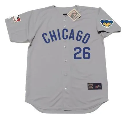 BILLY WILLIAMS Chicago Cubs 1969 Away Majestic Throwback Baseball Jersey 