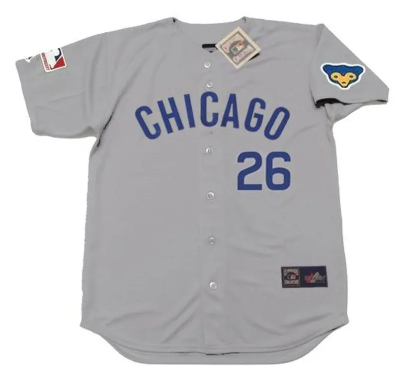 BILLY WILLIAMS Chicago Cubs 1969 Away Majestic Throwback Baseball Jersey 