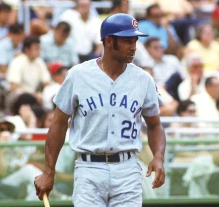 BILLY WILLIAMS Chicago Cubs 1969 Away Majestic Throwback Baseball Jersey 