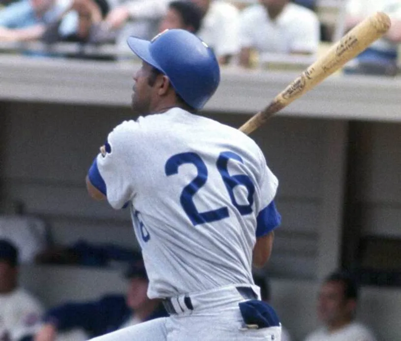 BILLY WILLIAMS Chicago Cubs 1969 Away Majestic Throwback Baseball Jersey 