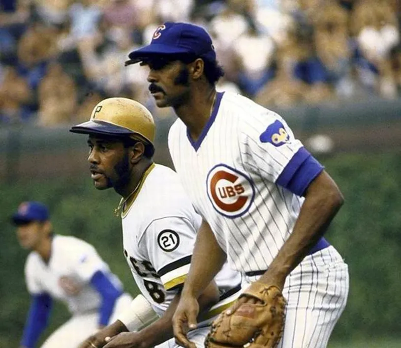 BILLY WILLIAMS Chicago Cubs 1972 Majestic Cooperstown Home Baseball Jersey 