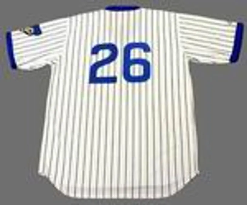 BILLY WILLIAMS Chicago Cubs 1972 Majestic Cooperstown Home Baseball Jersey 