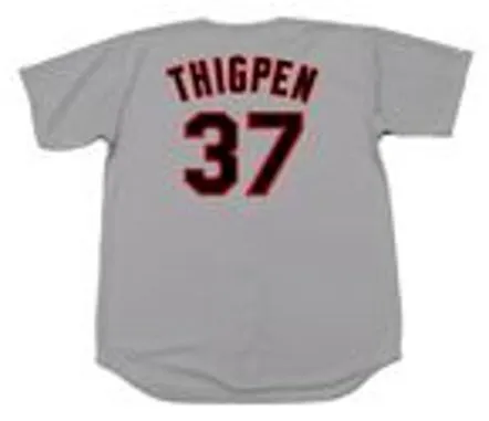 BOBBY THIGPEN Chicago White Sox 1990 Majestic Throwback Away Baseball Jersey 