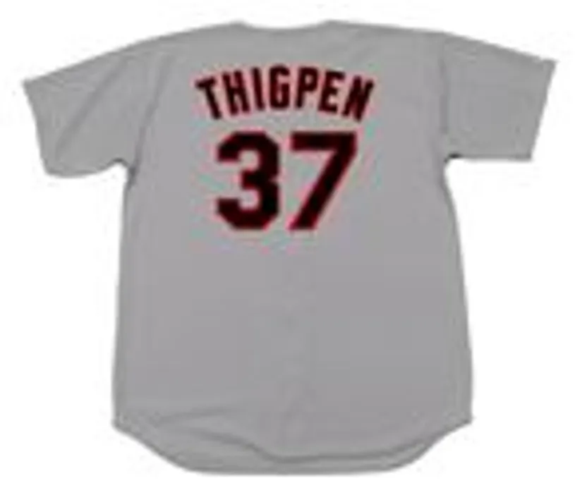 BOBBY THIGPEN Chicago White Sox 1990 Majestic Throwback Away Baseball Jersey 