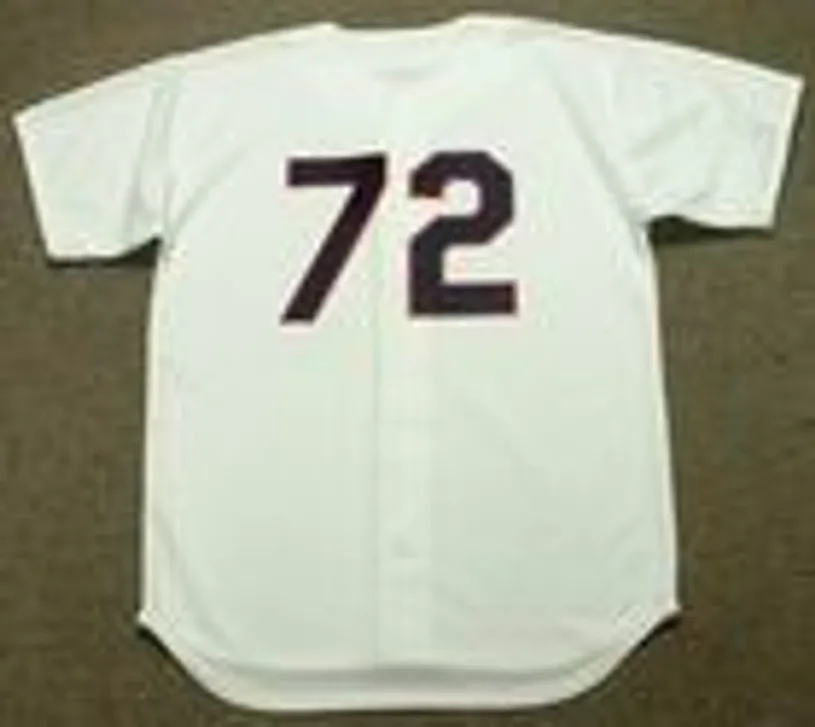 CARLTON FISK Chicago White Sox 1989 Majestic Cooperstown Home Jersey 