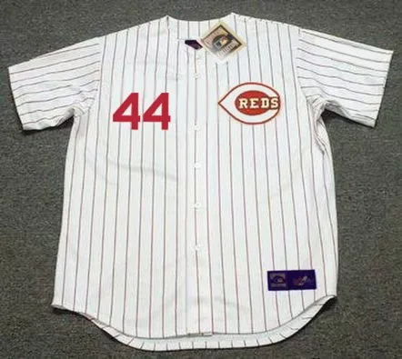ARISTIDES AQUINO Cincinnati Reds 1967 Home Majestic Baseball Throwback Jersey 