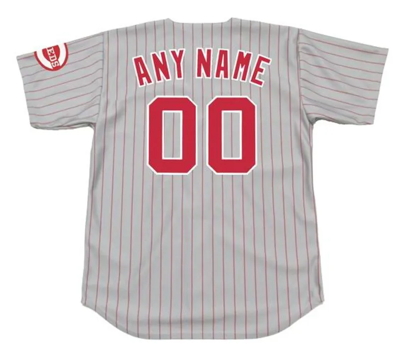 CINCINNATI REDS 1990’s Majestic Throwback Away Jersey Customized “Any Name & Number(s)” 