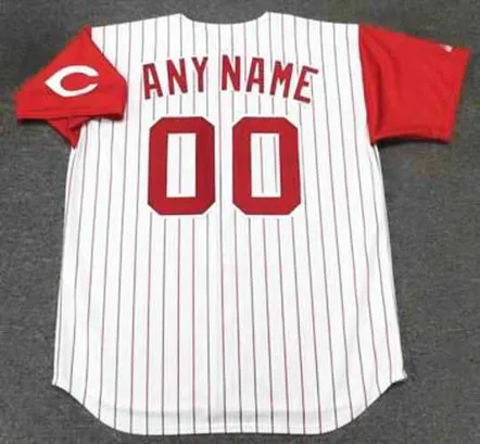 CINCINNATI REDS 1990’s Majestic Throwback Jersey Customized “Any Name & Number(s)” 