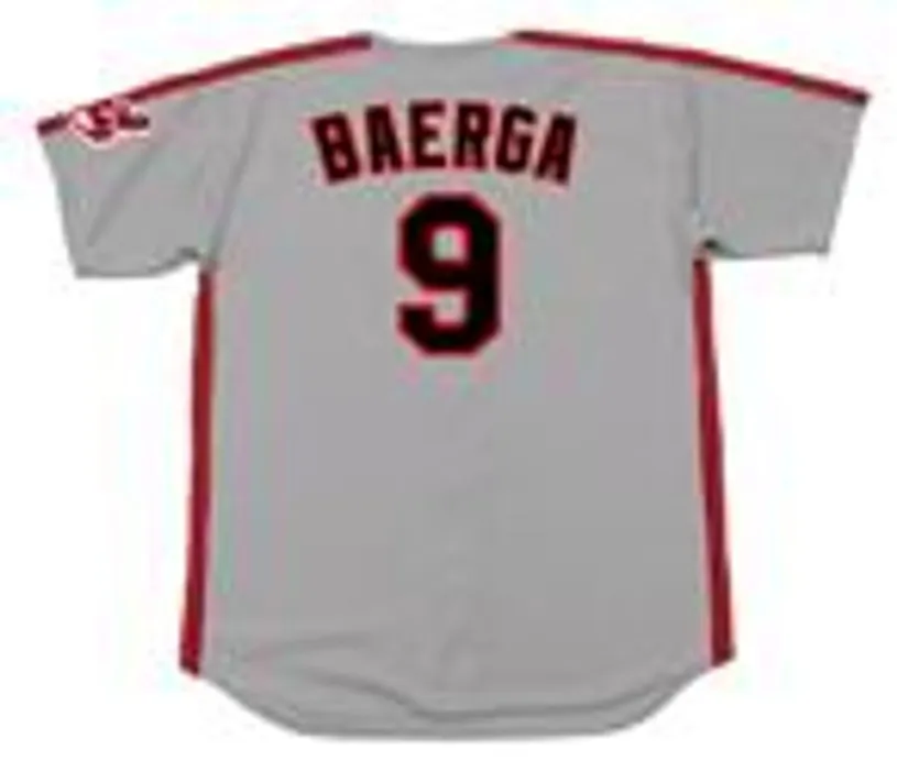 CARLOS BAERGA Cleveland Indians 1993 Majestic Throwback Away Baseball Jersey 