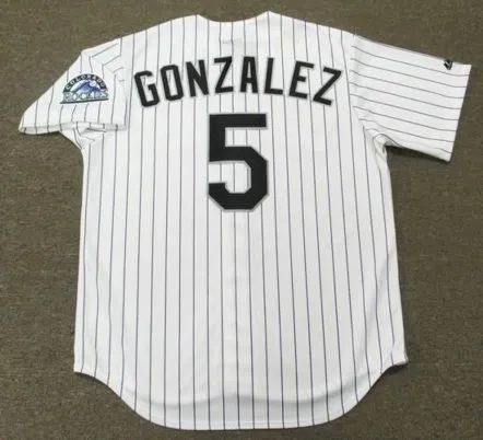 CARLOS GONZALEZ Colorado Rockies 2016 Majestic Home Baseball Jersey 