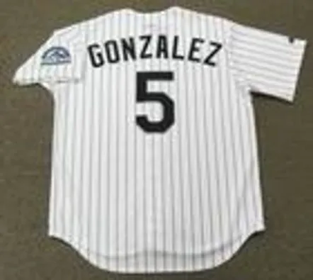 CARLOS GONZALEZ Colorado Rockies 2016 Majestic Home Baseball Jersey 