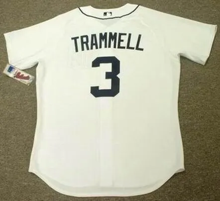 ALAN TRAMMELL Detroit Tigers Majestic Athletic AUTHENTIC Baseball Jersey 